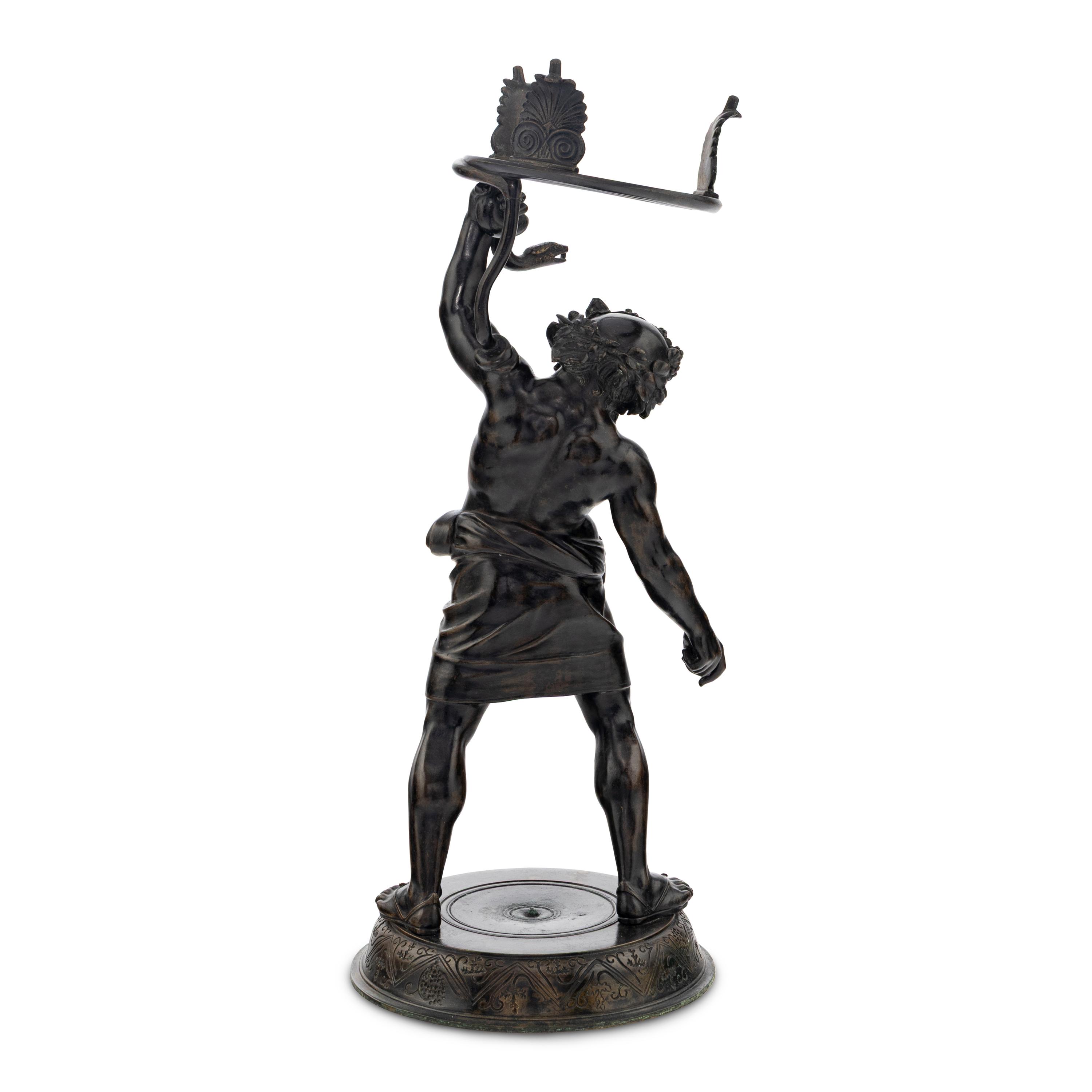 A Grand Tour Bronze Silenus