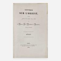 [Travel & Exploration] Renouard de Bussierre, (Marie-Théodore) Lettres sur l'Orient, ecrites pendant les années 1827 et 1828