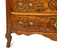 A Régence Fruitwood Bow-Front Commode