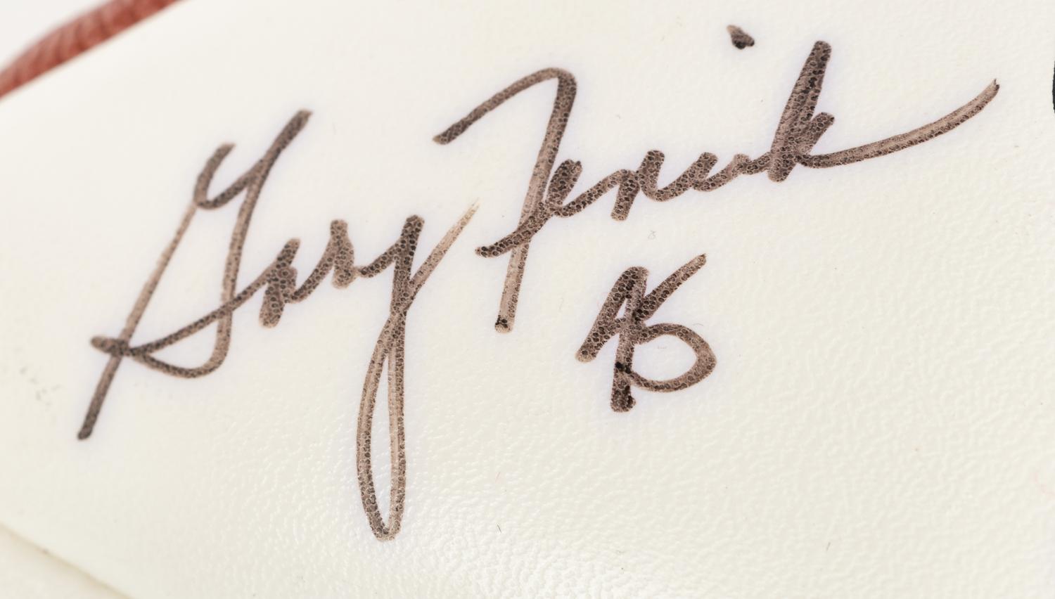 A Chicago Bears Multi Signed Autograph Football Including Walter Payton, Mike Ditka and Mike Singletary (Beckett Authentication Services BAS Certified),