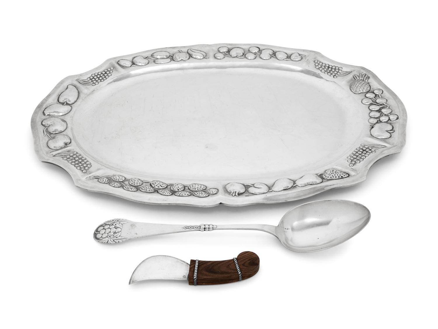 A Mexican Silver Platter