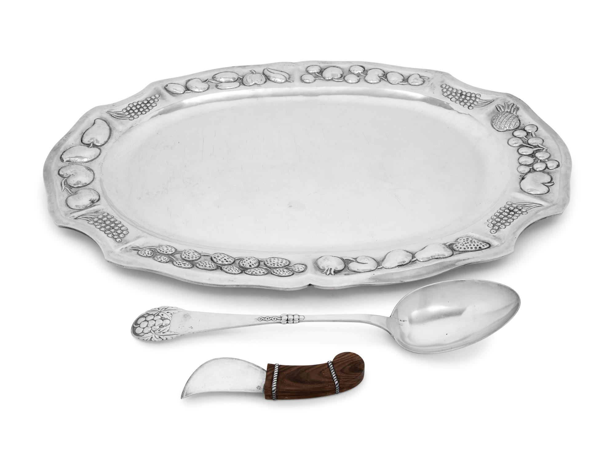 A Mexican Silver Platter