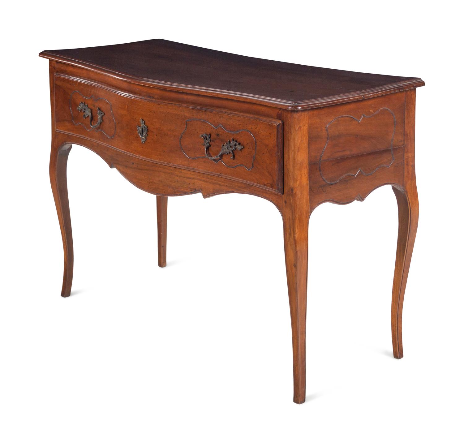 A Provincial Louis XV Style Walnut Side Table