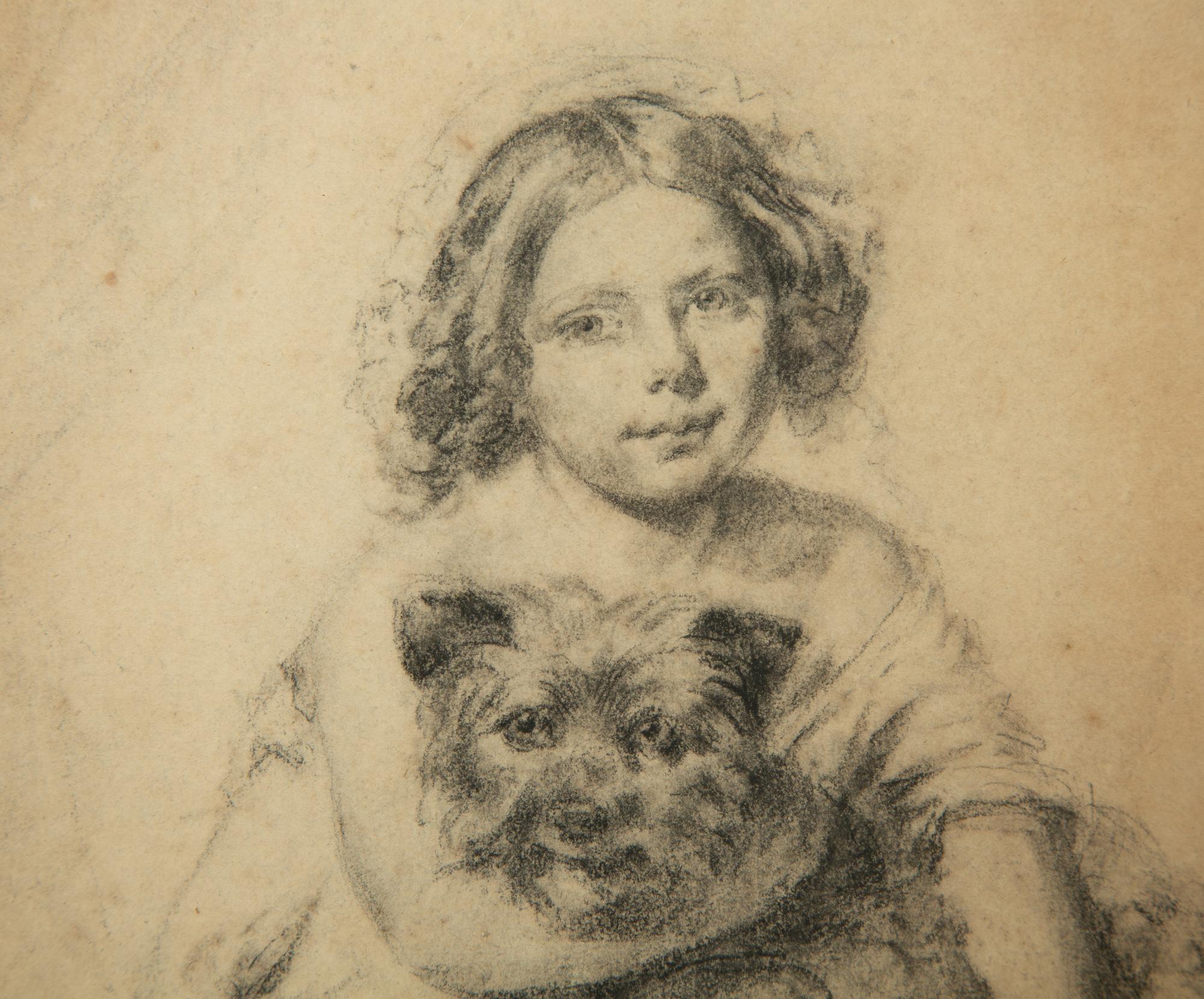 Two Sketches of Young Girls