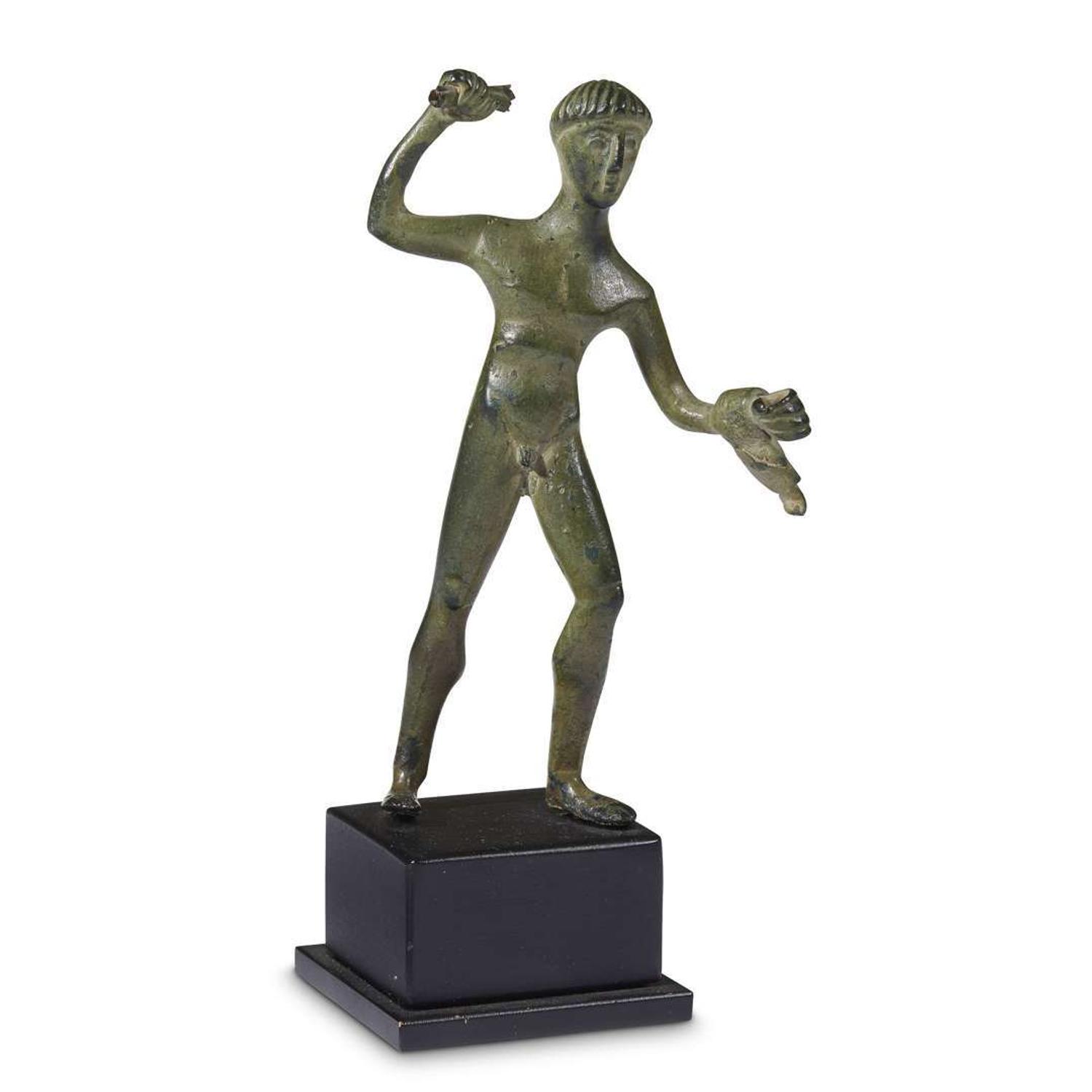 ETRUSCAN FIGURE OF HERAKLES 4th-3rd Century BC