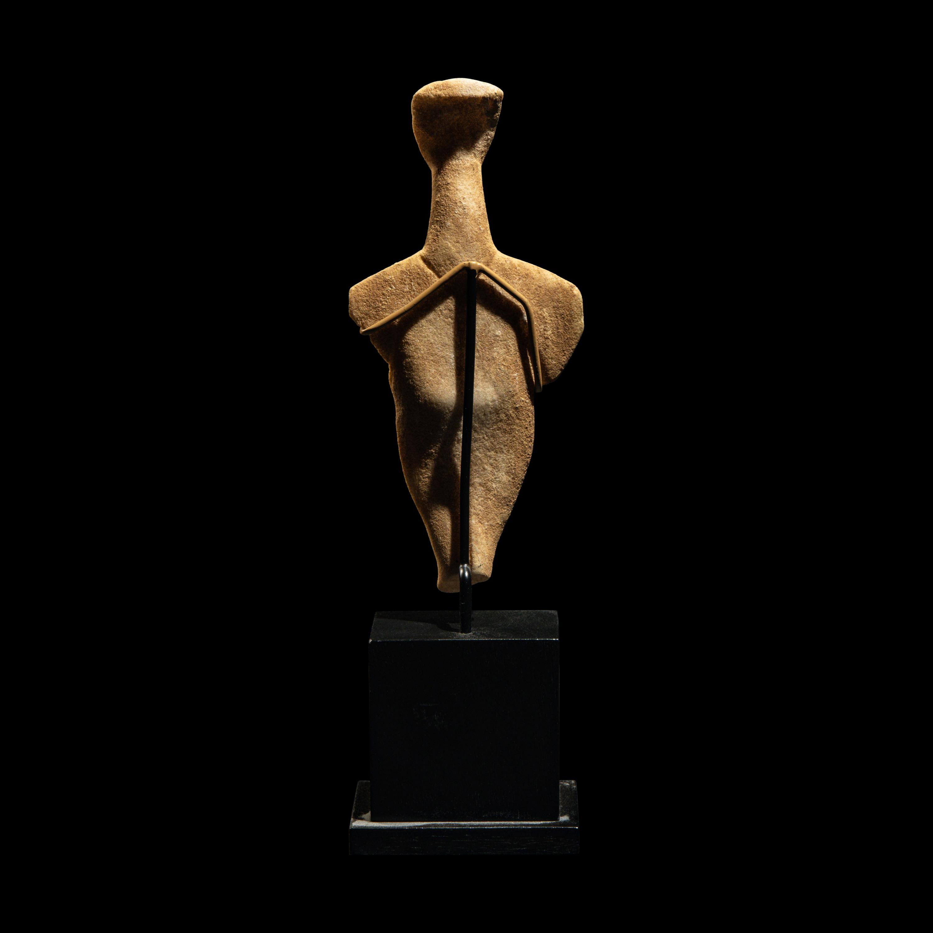 A Cycladic Marble Female Figure