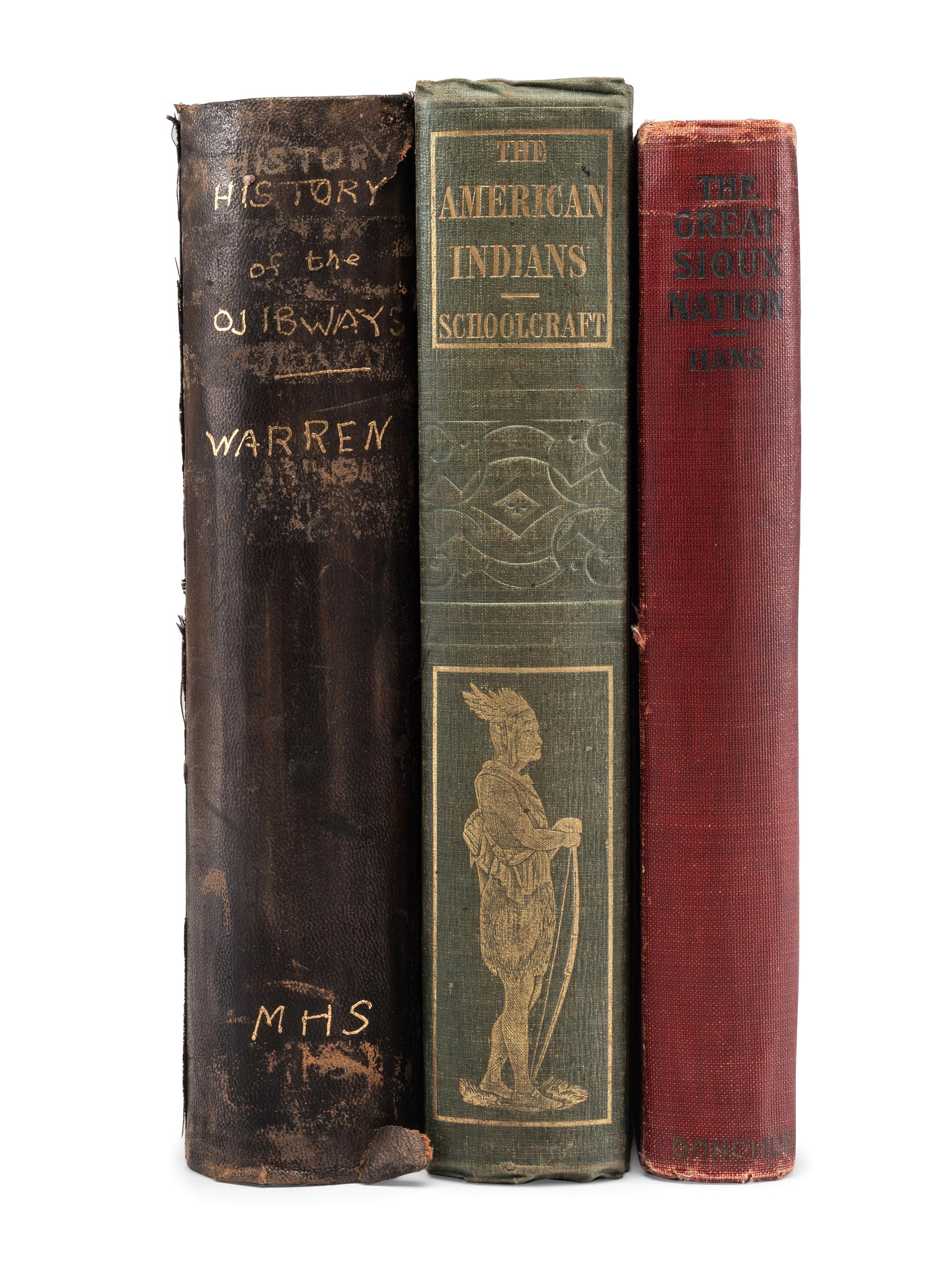 [NATIVE AMERICANS - ETHNOLOGY]. A group of ethnology reports and books regarding the Ojibwe, Sioux, and broad studies of tribes in North and South America, comprising: