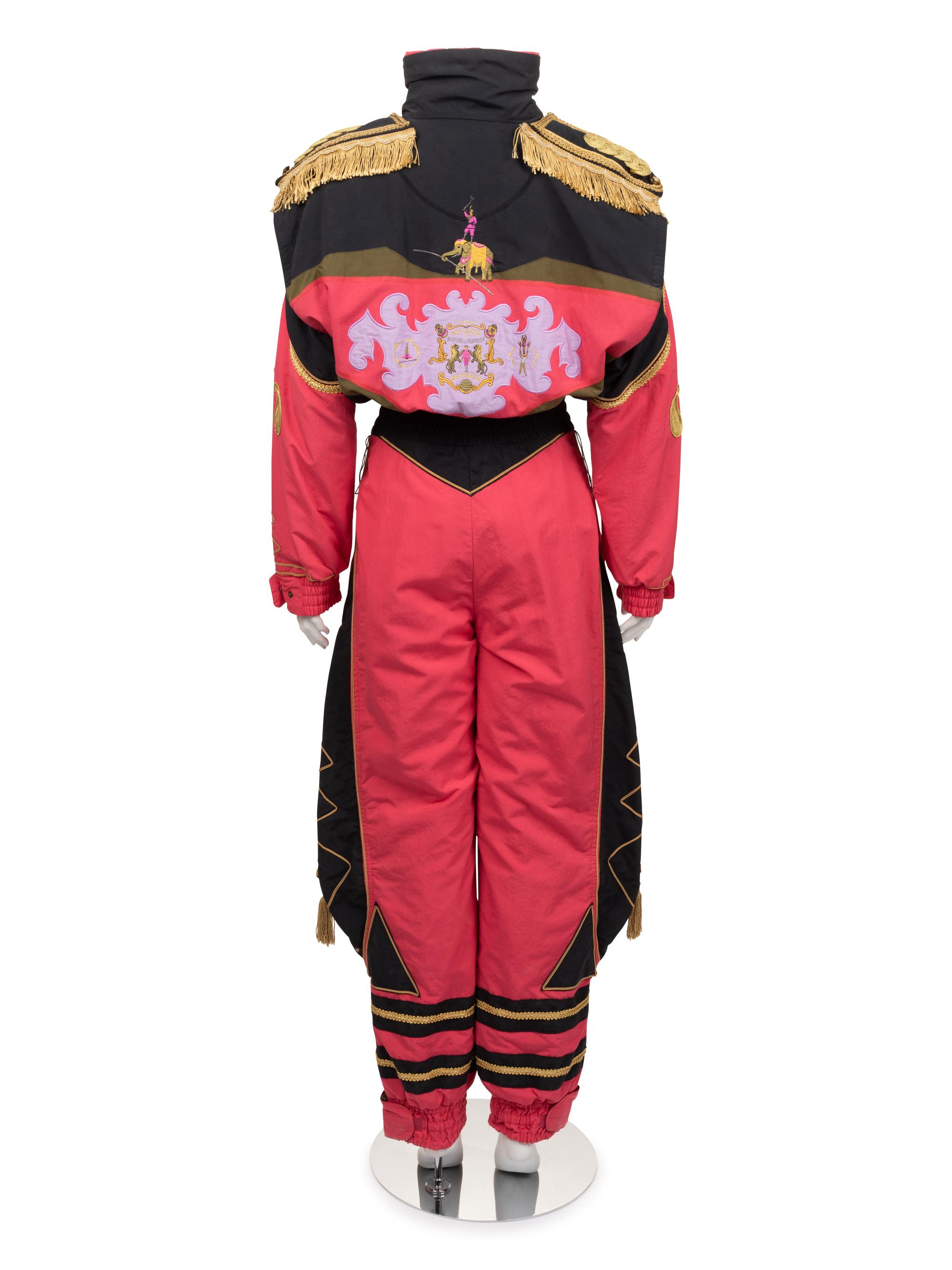 Bogner "Winter Circus" Ski Suit, 1980s