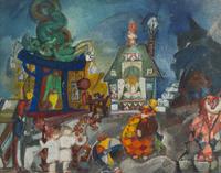 Boris Izrailovich Anisfeld, (Russian, 1879–1973), Circus