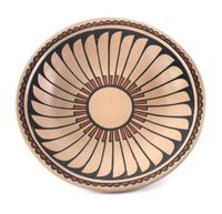 Carlos Sunrise Dunlap (San Ildefonso, 1958-1981) Polychrome Plate Diameter 15 1/4 inches