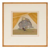 [Children's & Illustrations]. [Disney, Walt] Production Animation Cel from Walt Disney's "Dumbo"