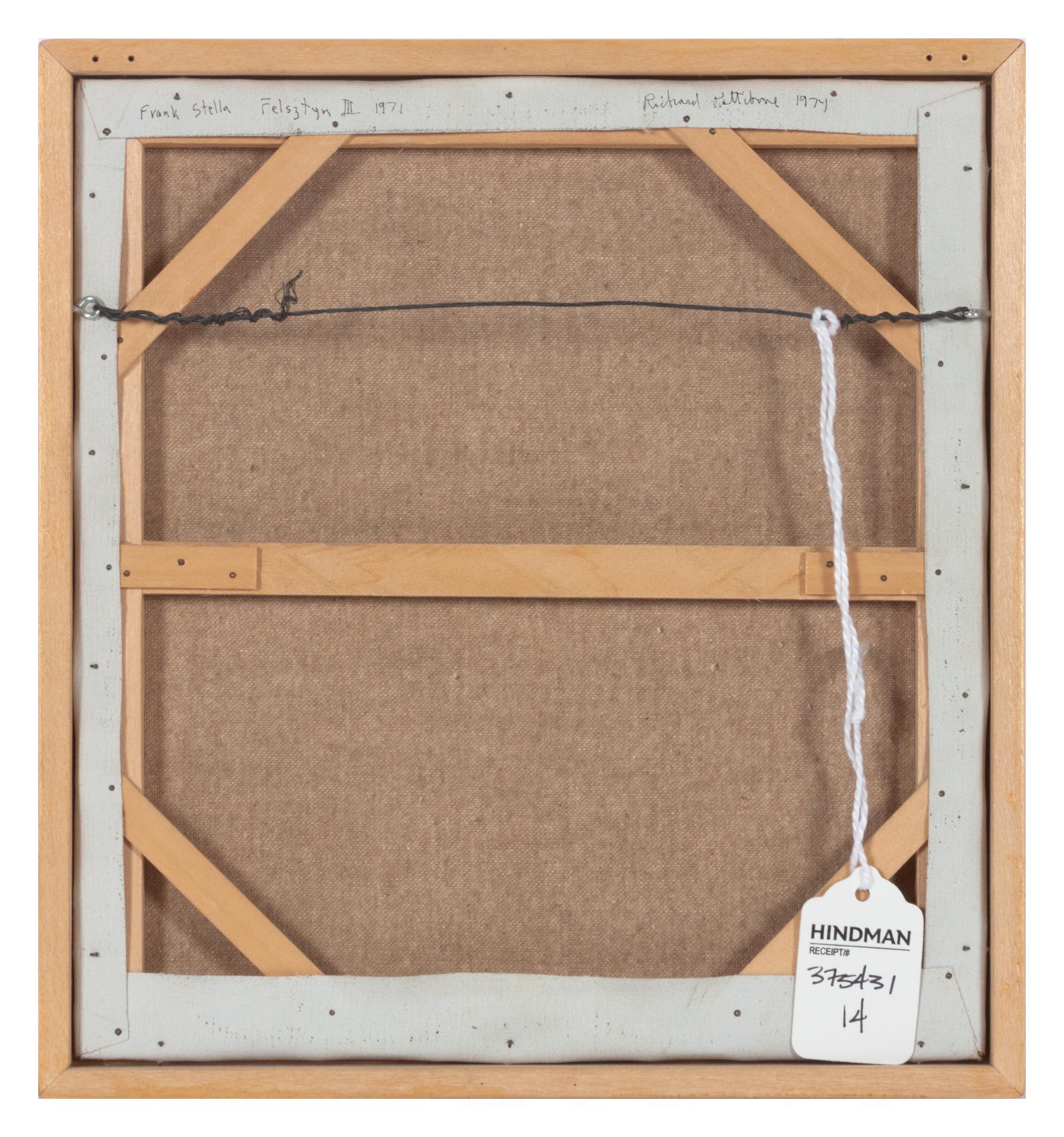 Frank Stella Felszetyn III 1971 , 1974