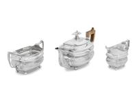 A George III Silver Three-Piece Tea Service