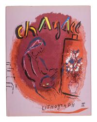 [ARTISTS BOOKS]. CHAGALL, Marc (1887-1985). The Lithographs of Chagall . Vol. I: Monte Carlo and NY: André Sauret and George Braziller, 1960; Vol. II: Monte Carlo and Boston: André Sauret and Boston Book and Art Shop, Inc., 1963; Vol. III: Boston: Boston Book and Art Shop, Inc., 1969; Vol. IV: New York: Crown Publishers, Inc., 1974.