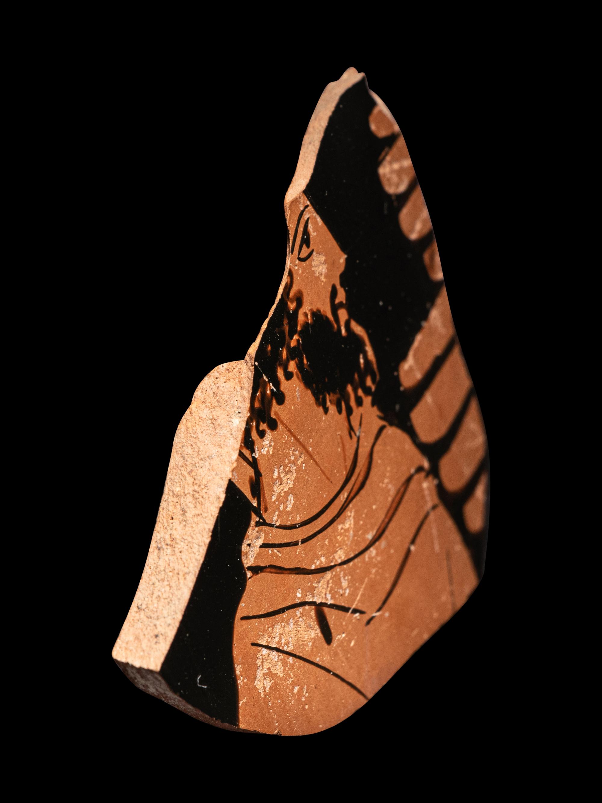 An Attic Fragment of a Red-Figured Vase