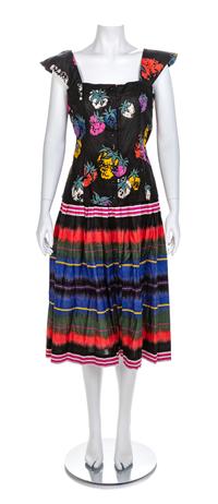 Emanuel Ungaro Multicolored Three Piece Ensemble, 1980s Top and skirt size: 10