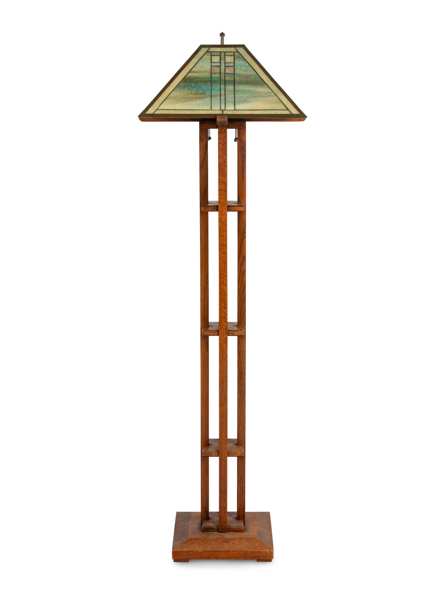 An Arts and Crafts Floor Lamp