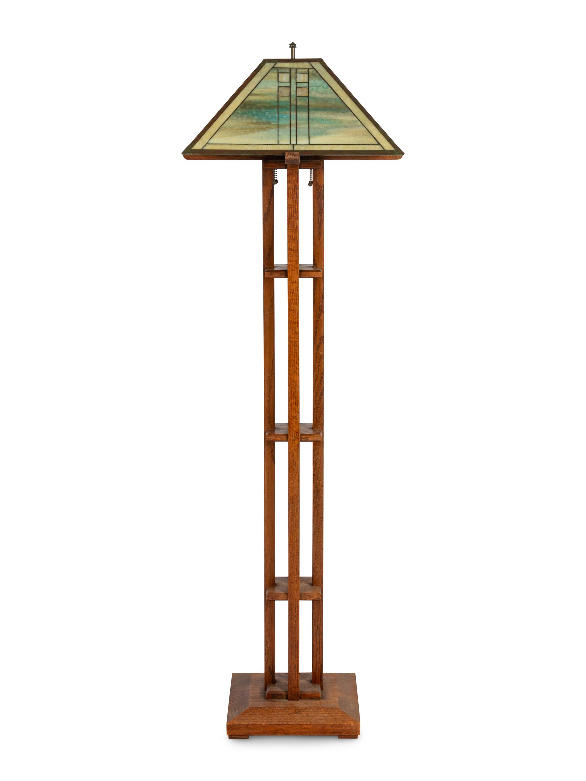 An Arts and Crafts Floor Lamp