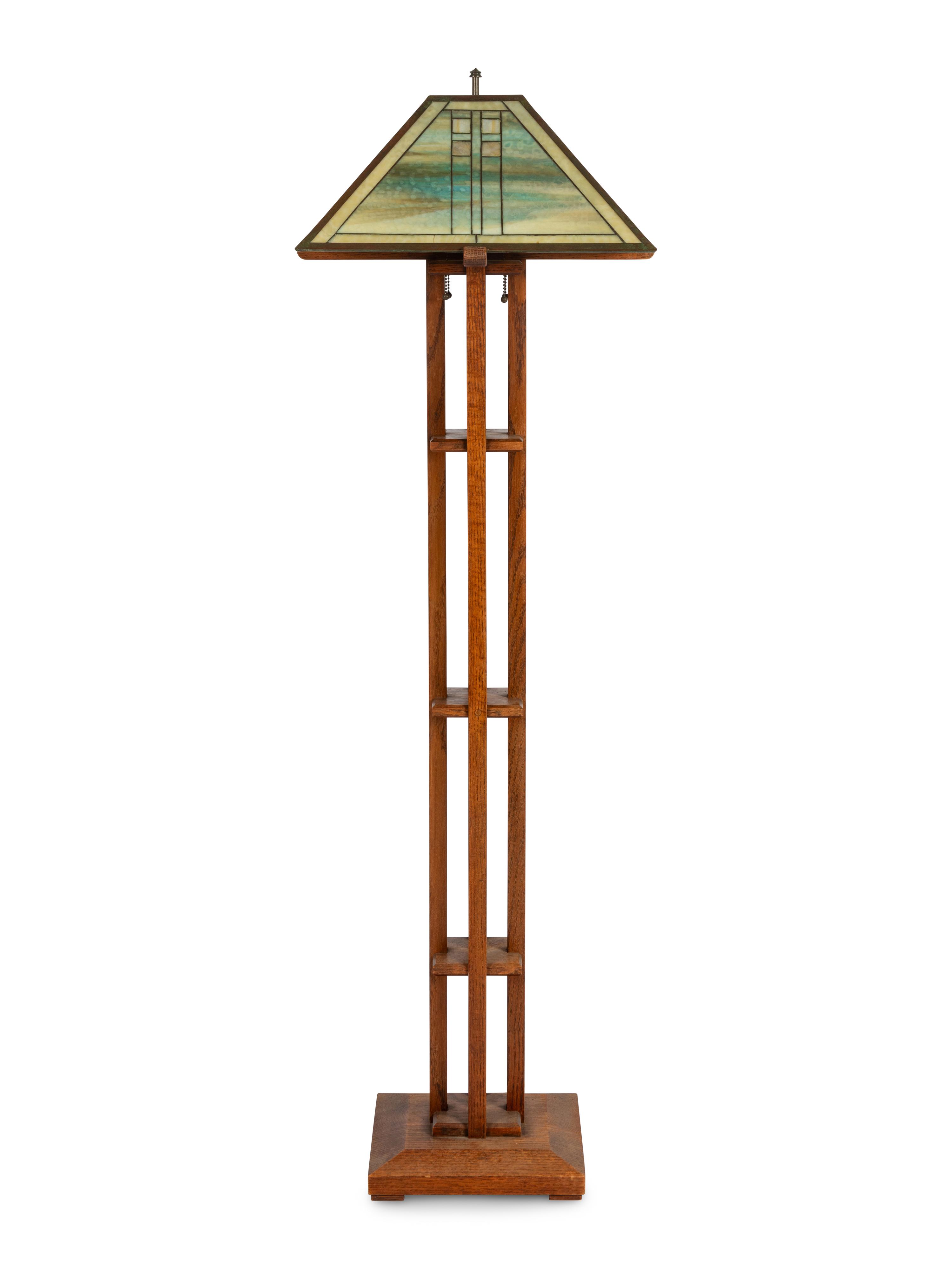 An Arts and Crafts Floor Lamp