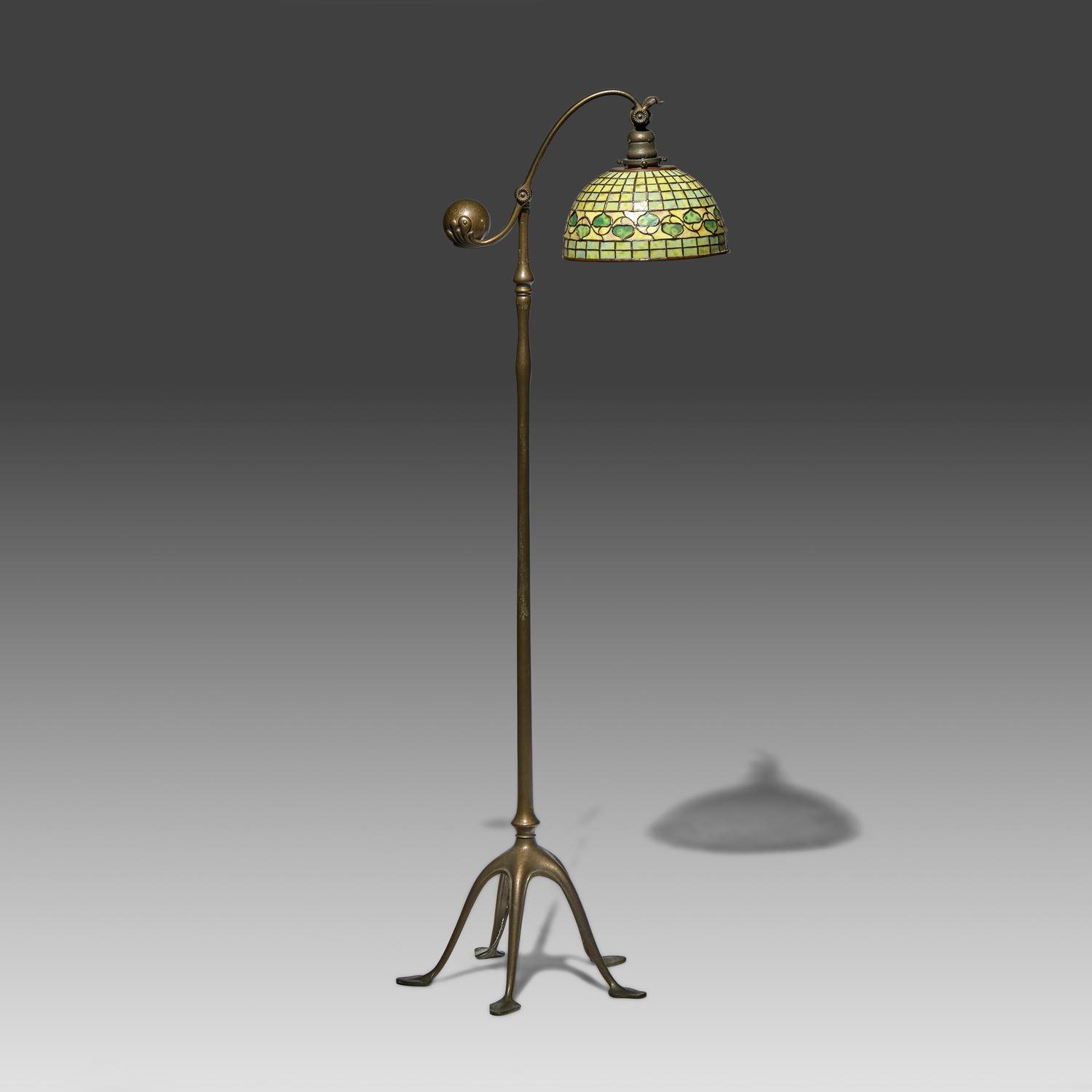 Acorn counterbalance floor lamp, c. 1910