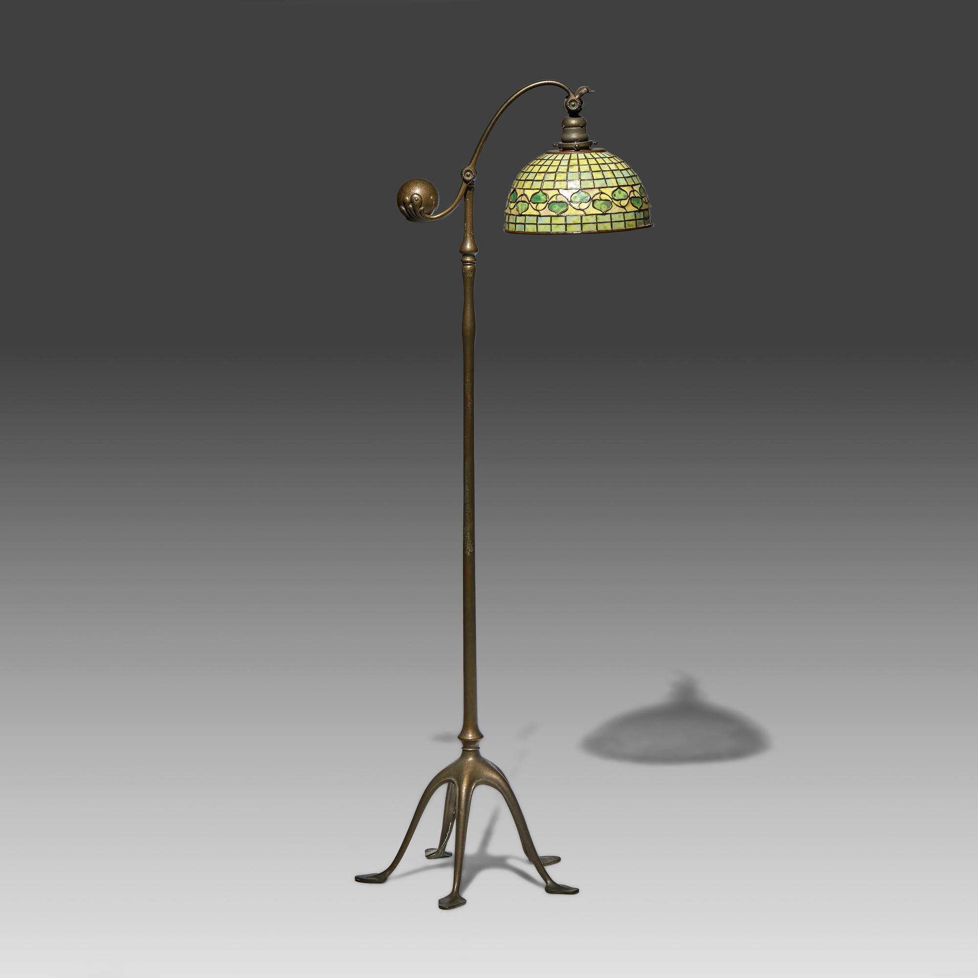Acorn counterbalance floor lamp, c. 1910