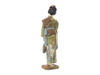 A Japanese Satsuma-Type Pottery Figure of a Bijin, Kinkozan Studios, Late 19th/Early 20th Century