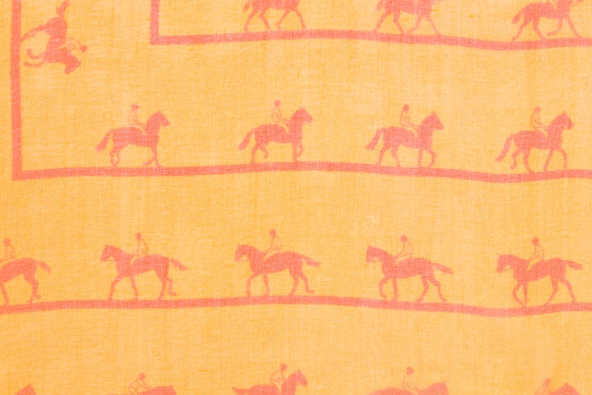 Four Hermès 90cm Silk Chiffon Scarves