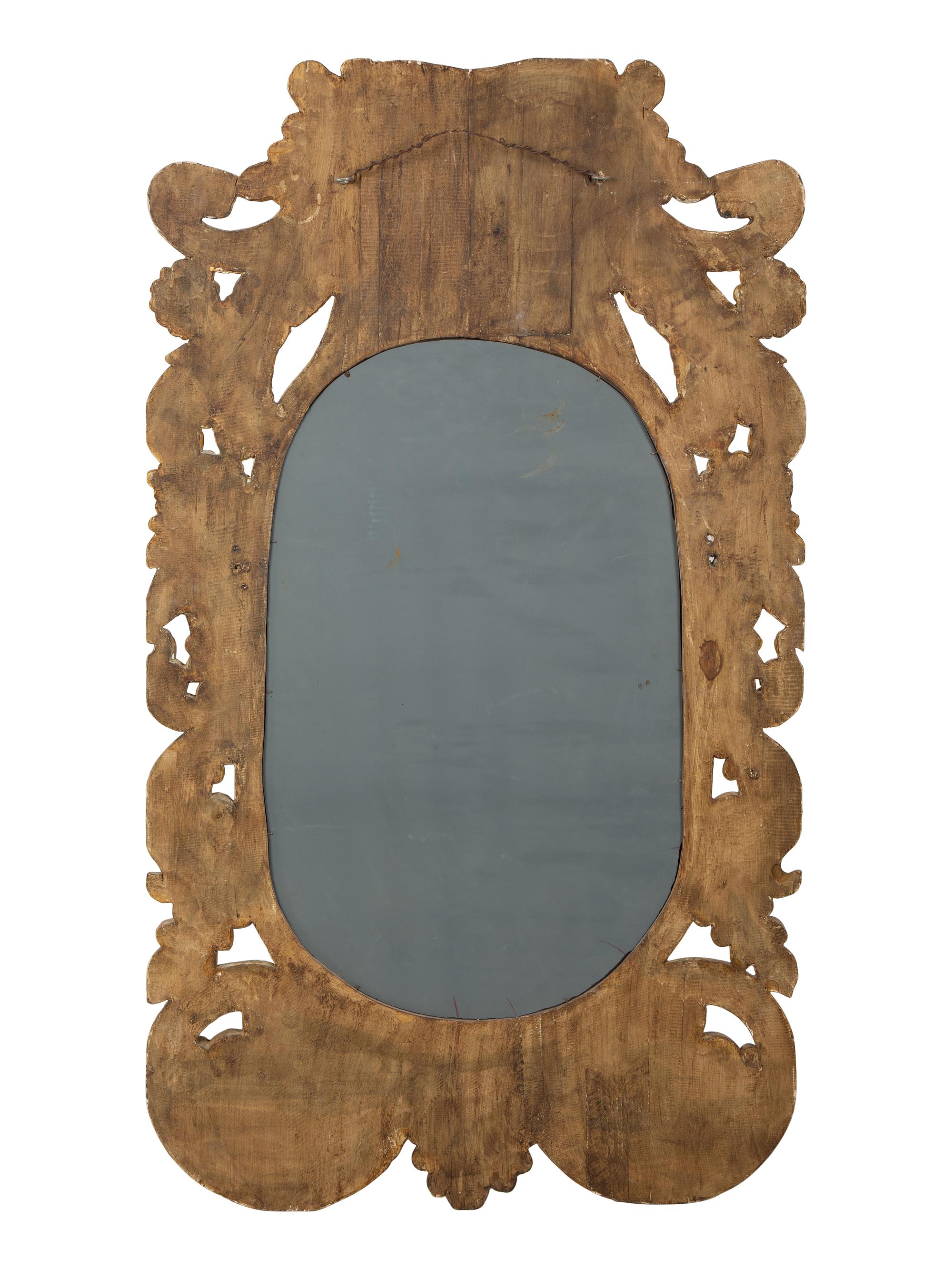 An Italian Baroque Style Painted Mirror — 19TH CENTURY