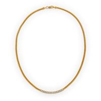 Yellow Gold and Diamond Necklace