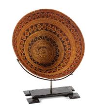 Yokuts Rattlesnake Design Basket