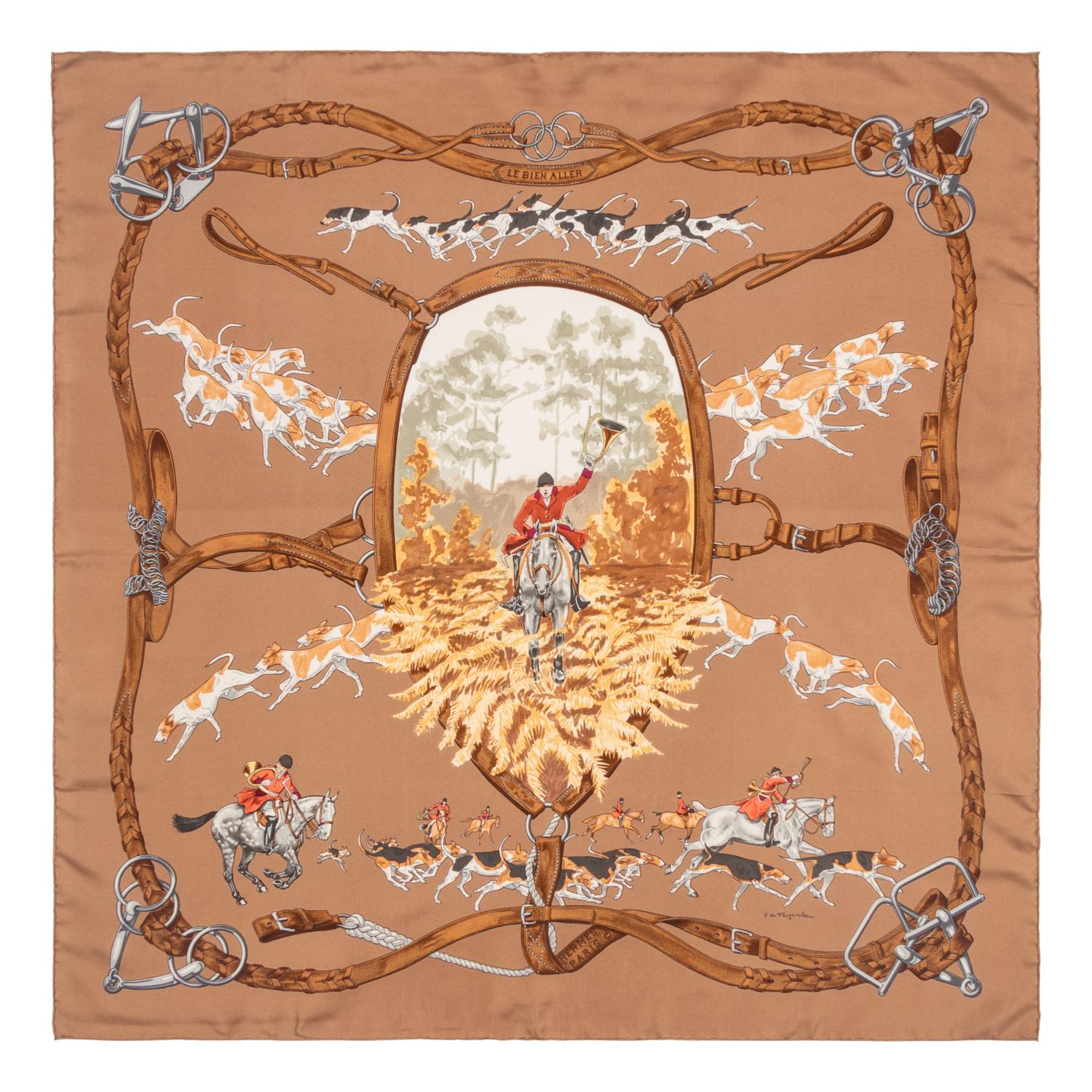 Three Hermès Scarves