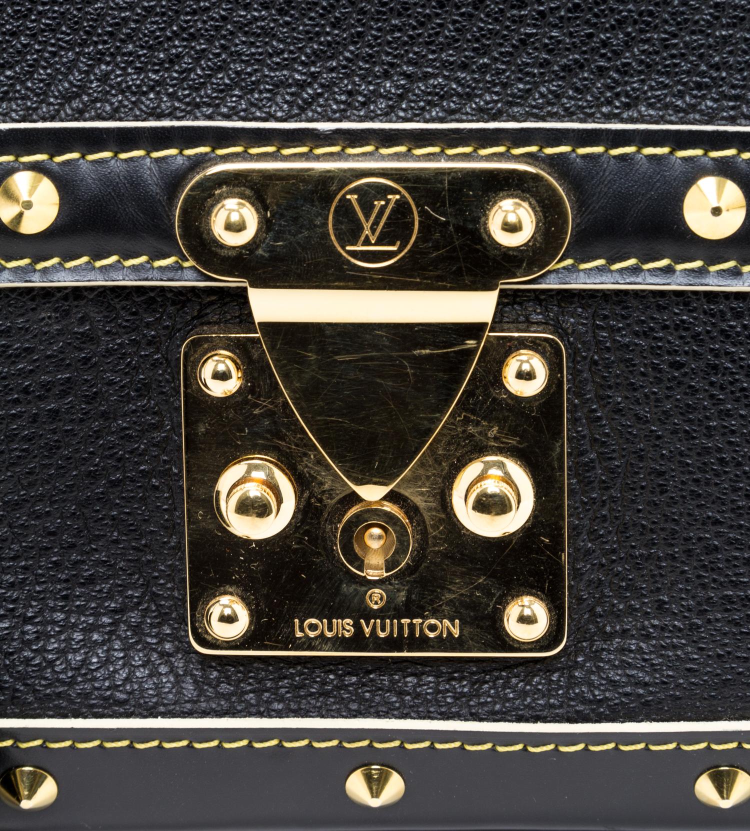 A Louis Vuitton Black Suhali Le Talentueux Handbag, 12.25" x 7" x 3.5".