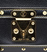 A Louis Vuitton Black Suhali Le Talentueux Handbag, 12.25" x 7" x 3.5".