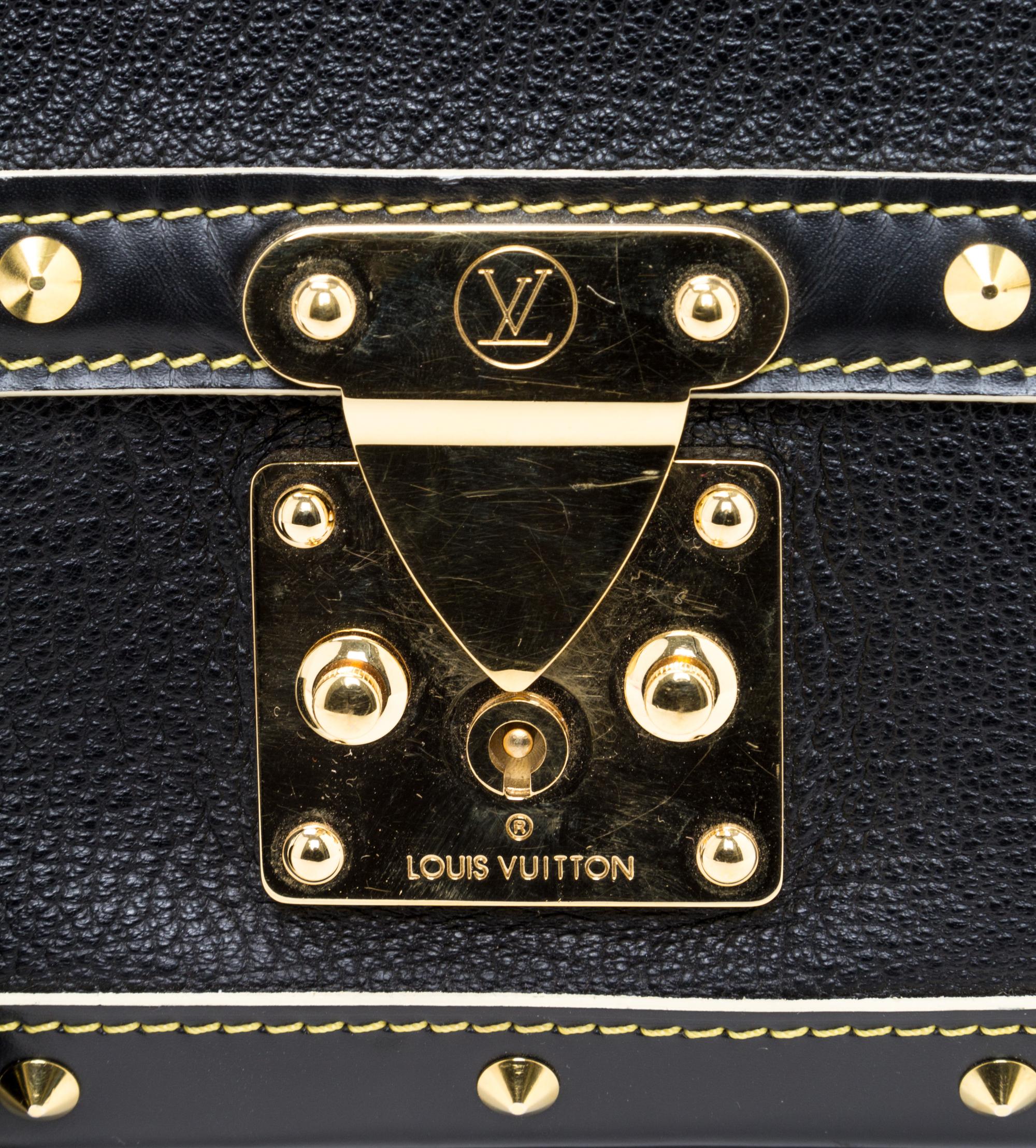 A Louis Vuitton Black Suhali Le Talentueux Handbag, 12.25" x 7" x 3.5".