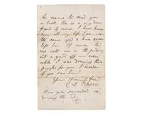 Carroll, Lewis (Charles Lutwidge Dodgson). Autograph Letter, signed