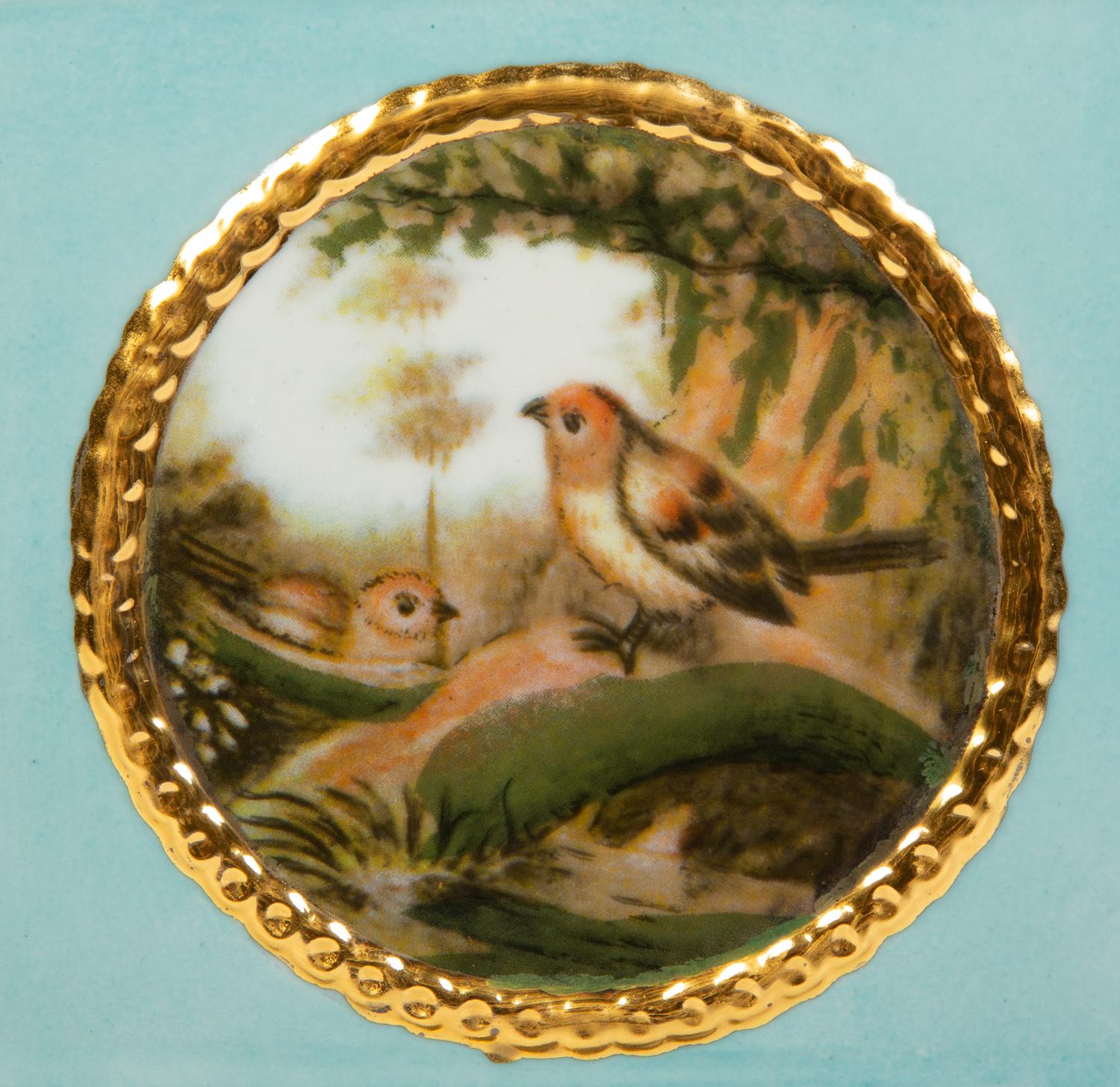 A Continental Porcelain Jardinière and Stand