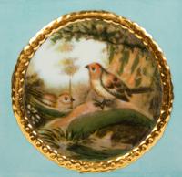 A Continental Porcelain Jardinière and Stand