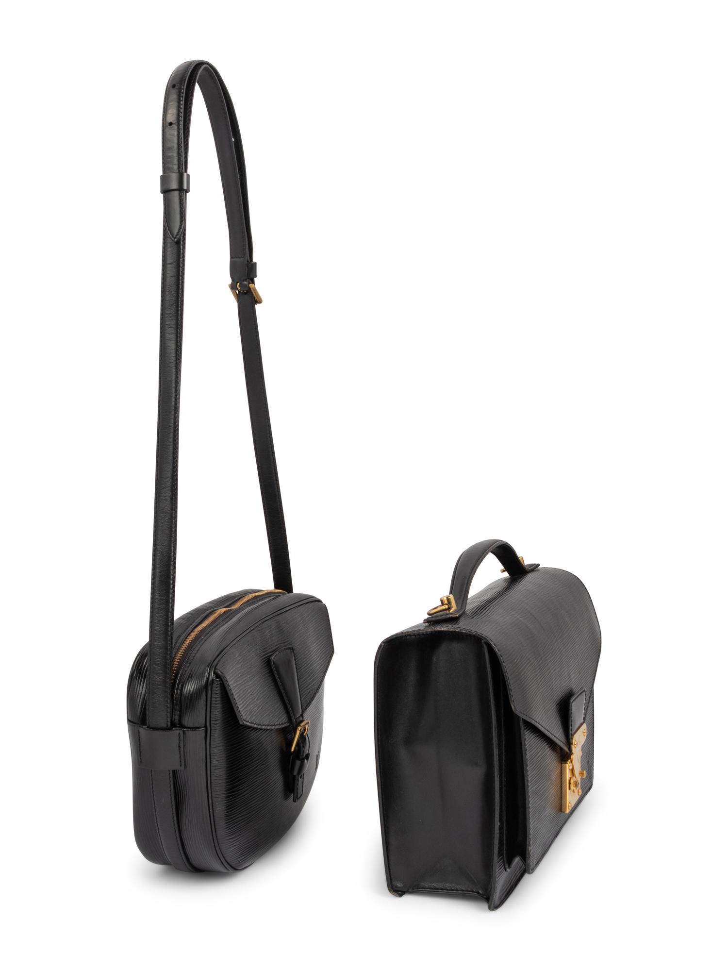 Two Louis Vuitton Epi Leather Handbags, 1988-93
