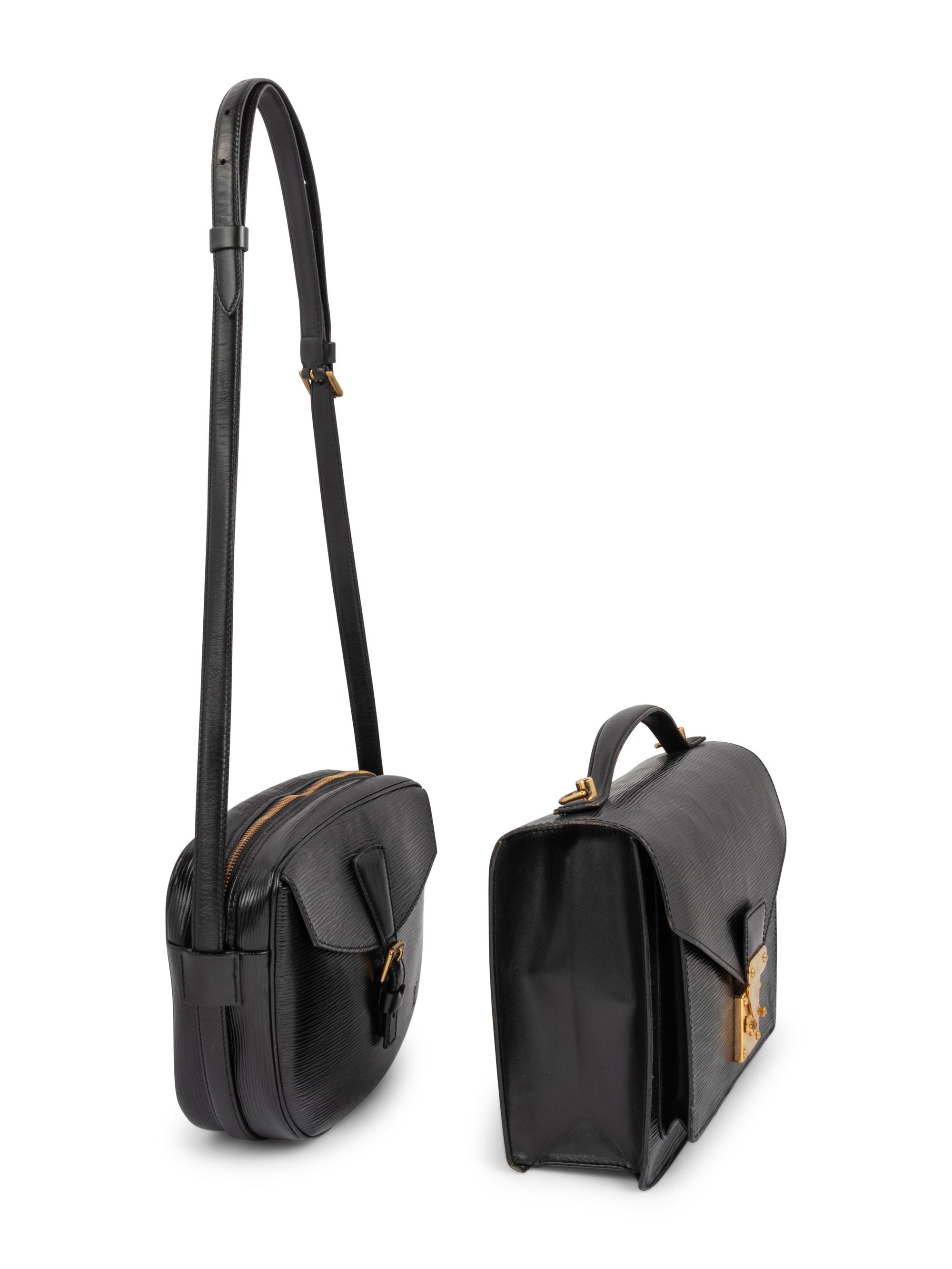 Two Louis Vuitton Epi Leather Handbags, 1988-93