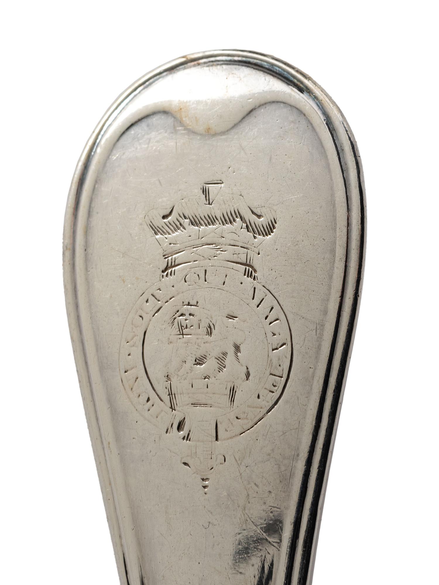 A Georgian and Victorian Silver Flatware Service