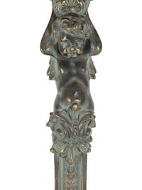 A Louis XVI Style Bronze Mounted Console d'Appliqué