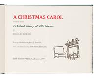 [Fine Press - Arion Press]. Applebroog, Ida, illustrator. -- Dickens, Charles. A Christmas Carol in Prose, Being a Ghost Story of Christmas. San Francisco: The Arion Press, 1993.