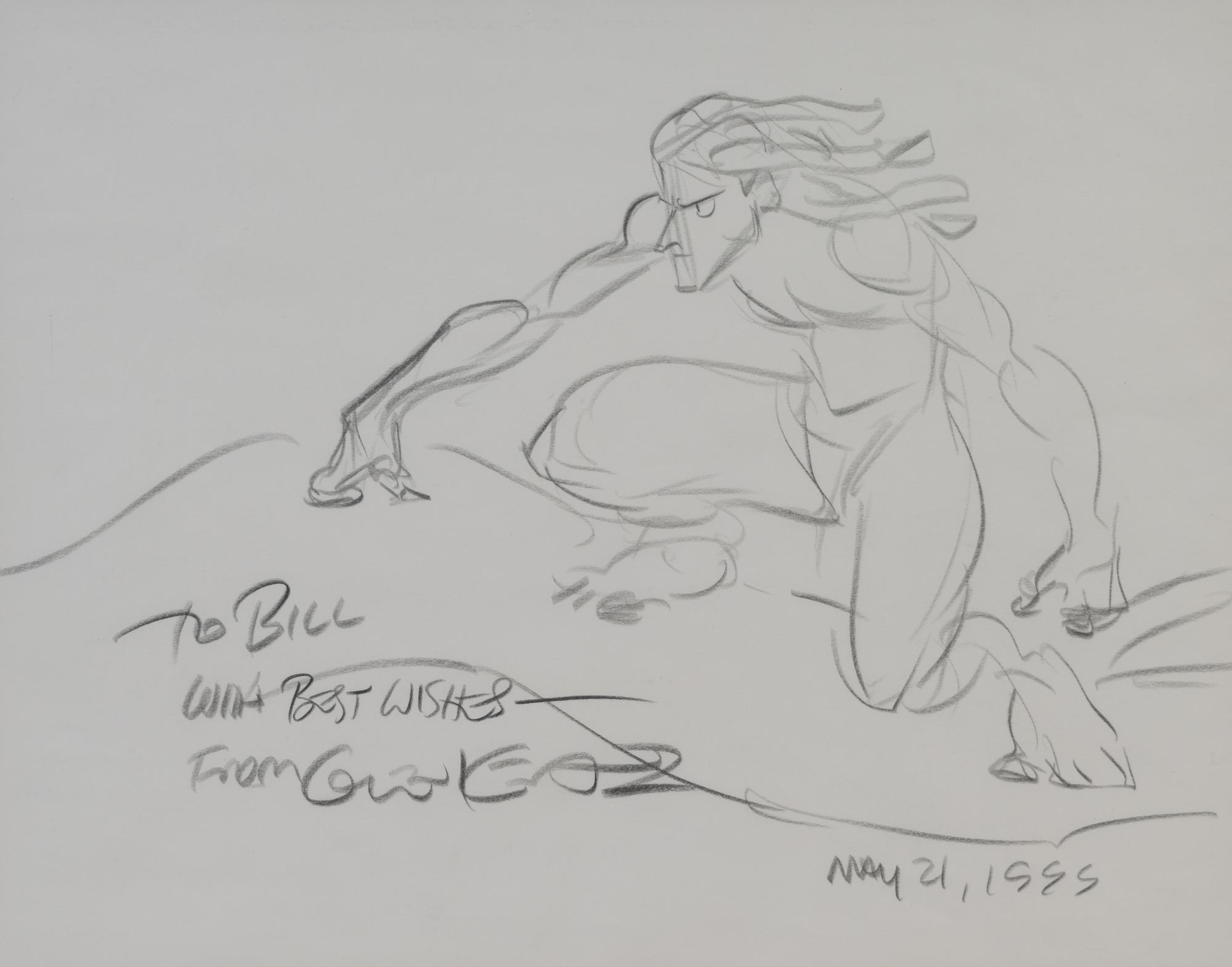 (Animation) A group of 6 works of original animation art, comprising: