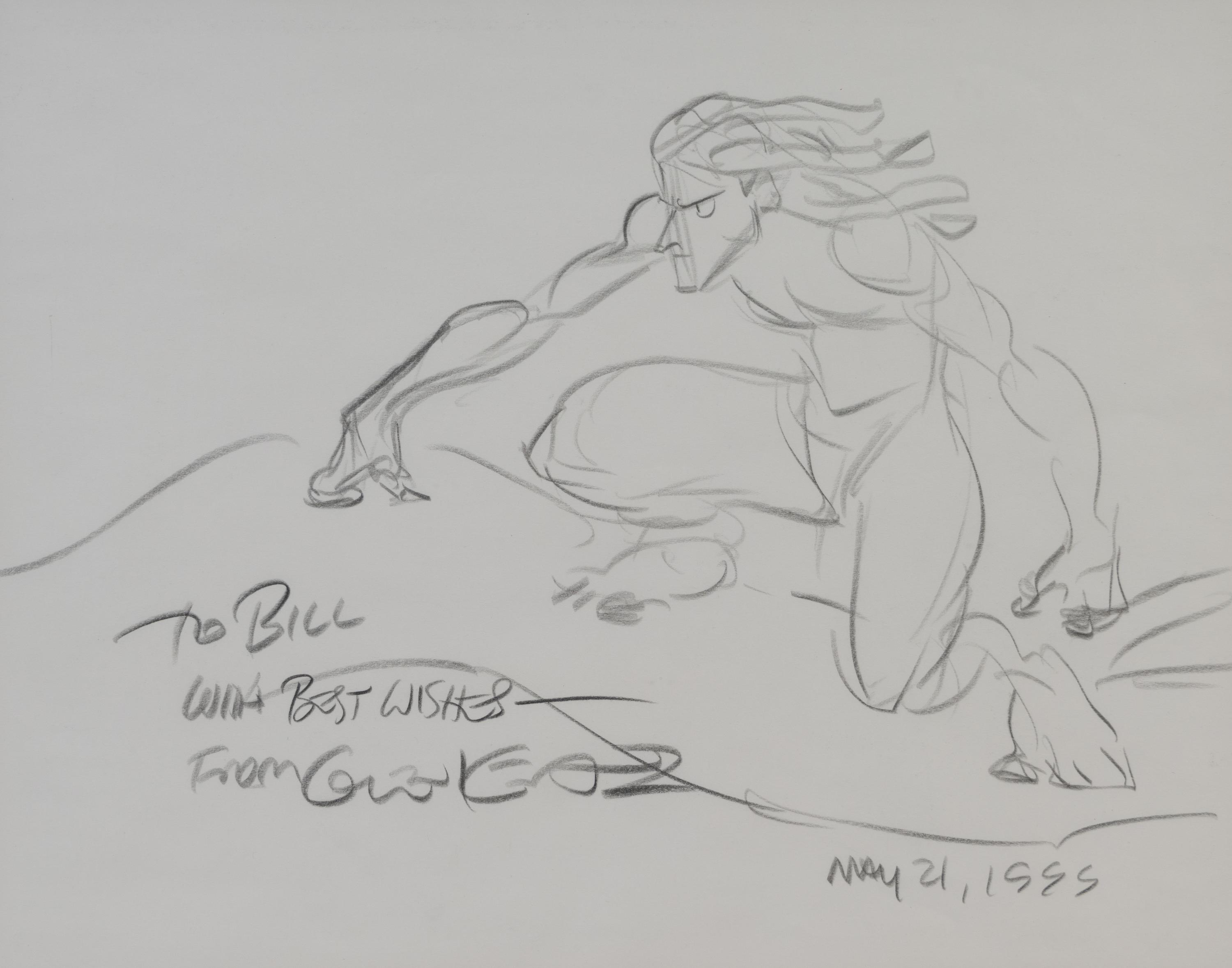 (Animation) A group of 6 works of original animation art, comprising: