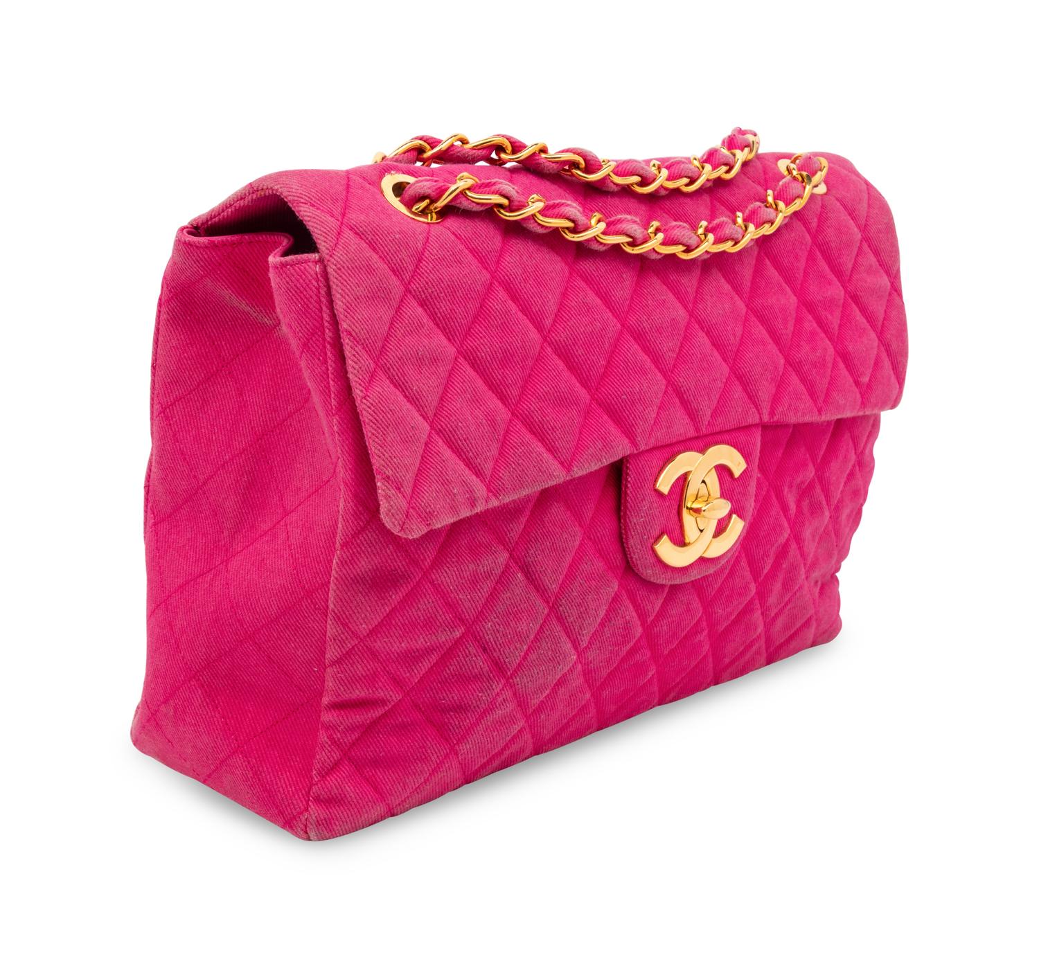 Chanel, Pink Jumbo Flap Bag, A/W 1991