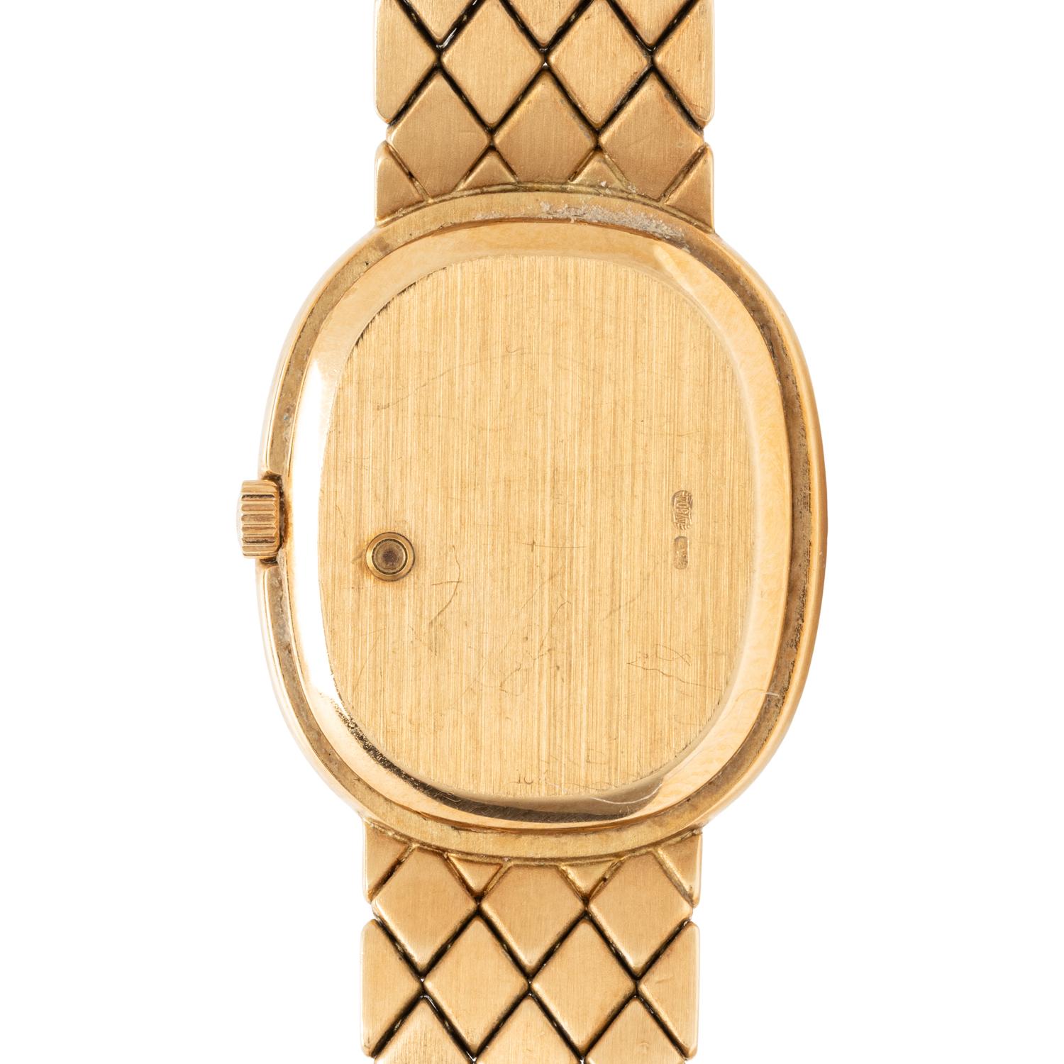 PATEK PHILIPPE, 18K YELLOW GOLD AND DIAMOND WATCH