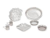 A Group of English Silver Table Articles
