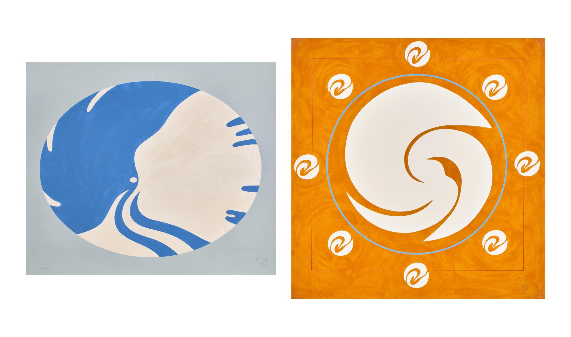 Two Works: Orbit , 1981; together with Ukiyo-E , 1976 (2)
