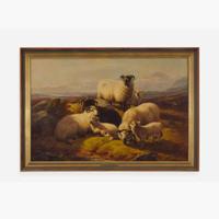 William Watson (British, 1831–1921) Mountain Sheep