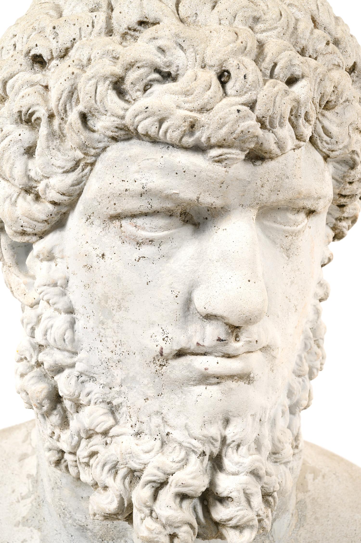 A Plaster Portrait Bust of Lucius Verus After the Antique